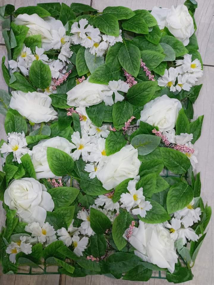 artificial flower tile